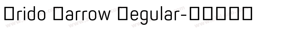 Frido Narrow Regular字体转换